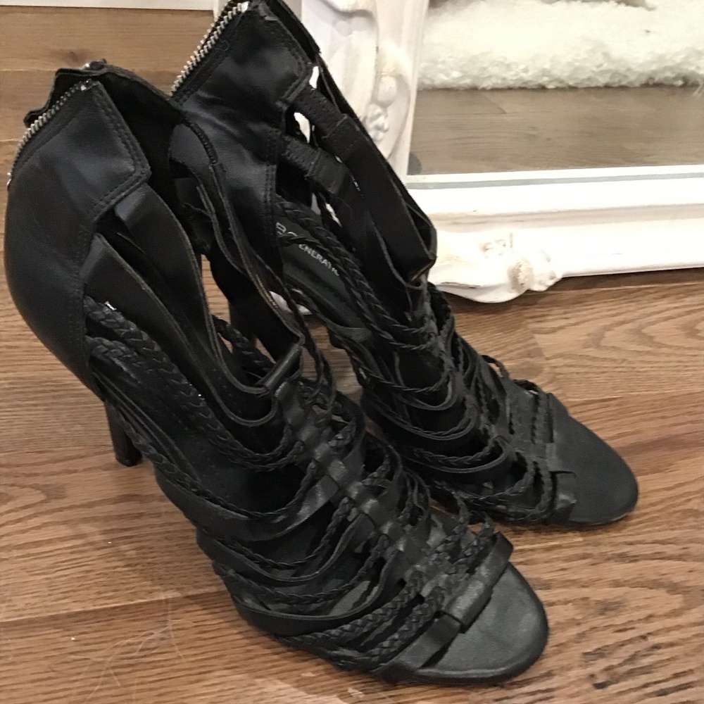 Bcbg caged heels size 9.5